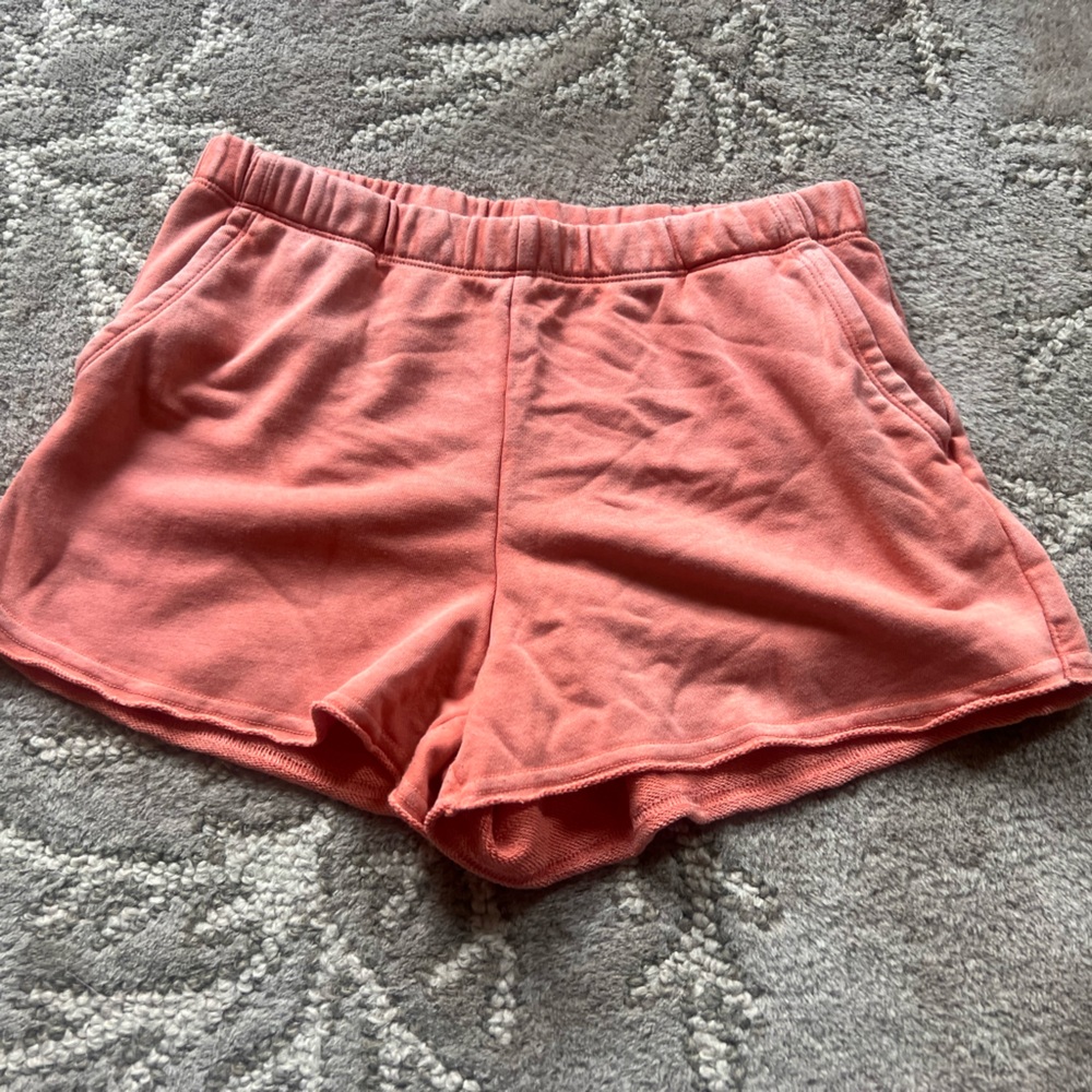 Coral Lounge Shorts (Colsie) small